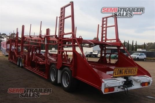 2013 CUSTOM 10 CAR CARRIER B DOUBLE SET TRAILER