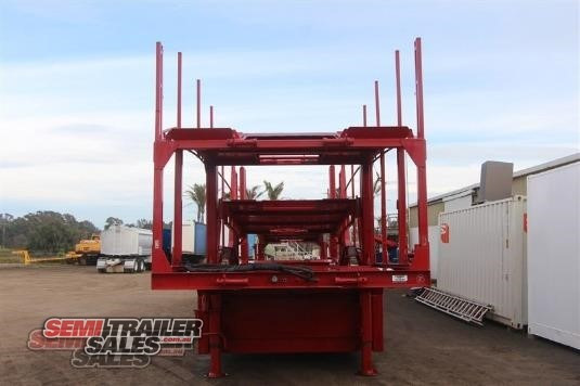2013 CUSTOM 10 CAR CARRIER B DOUBLE SET TRAILER