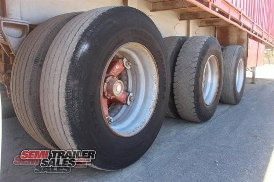 1984 LUSTY SEMI FLAT TOP CONVERTIBLE TIPPER TRAILER
