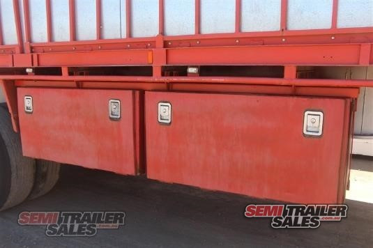 1984 LUSTY SEMI FLAT TOP CONVERTIBLE TIPPER TRAILER