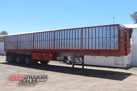 1984 LUSTY SEMI FLAT TOP CONVERTIBLE TIPPER TRAILER