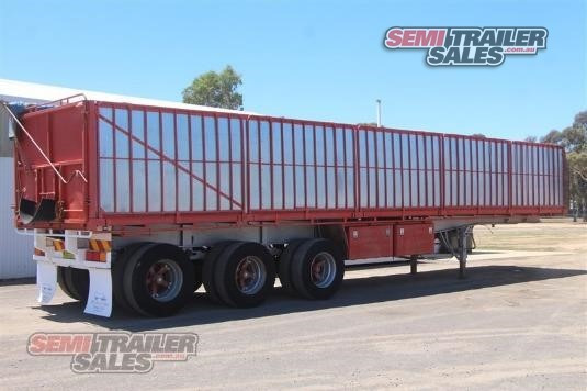 1984 LUSTY SEMI FLAT TOP CONVERTIBLE TIPPER TRAILER