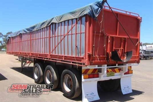 1984 LUSTY SEMI FLAT TOP CONVERTIBLE TIPPER TRAILER