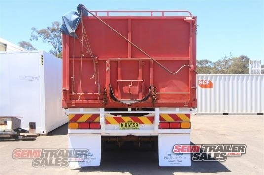 1984 LUSTY SEMI FLAT TOP CONVERTIBLE TIPPER TRAILER