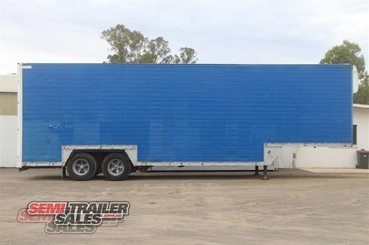 FRUEHAUF SEMI DOUBLE DROP DECK PANTECH TRAILER 