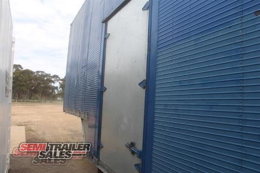 FRUEHAUF SEMI DOUBLE DROP DECK PANTECH TRAILER 