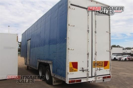 FRUEHAUF SEMI DOUBLE DROP DECK PANTECH TRAILER 