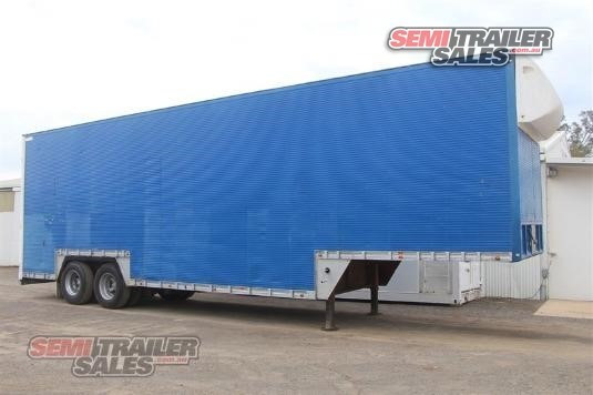 FRUEHAUF SEMI DOUBLE DROP DECK PANTECH TRAILER 