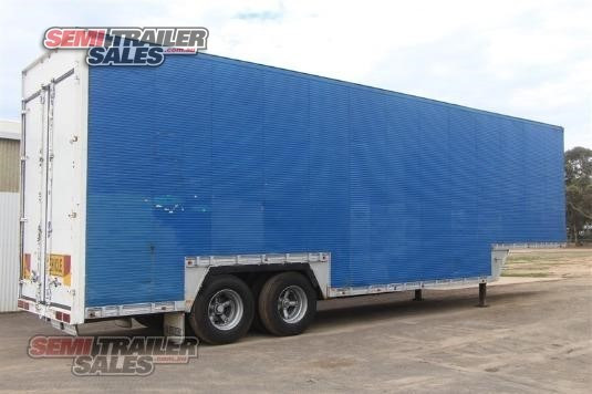 FRUEHAUF SEMI DOUBLE DROP DECK PANTECH TRAILER 