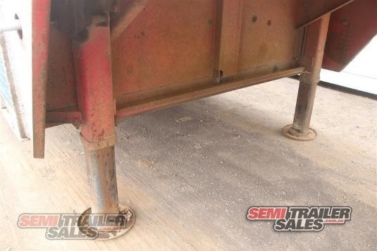 FRUEHAUF SEMI DOUBLE DROP DECK PANTECH TRAILER 