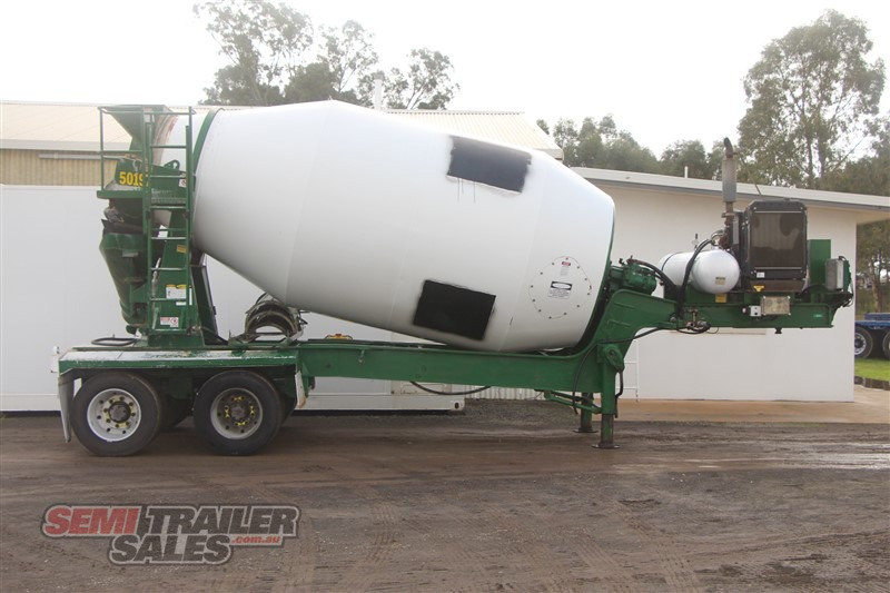 1999 HAMELEX SEMI CONCRETE MIXING TRAILER