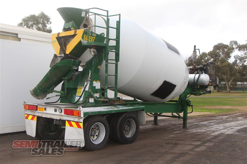 1999 HAMELEX SEMI CONCRETE MIXING TRAILER