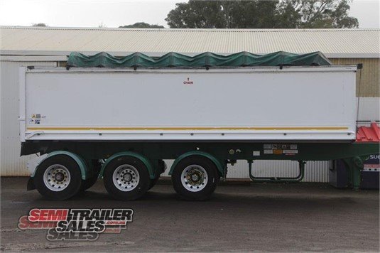 2008 HERCULES STAG TIPPING B DOUBLE SET TIPPER TRAILER