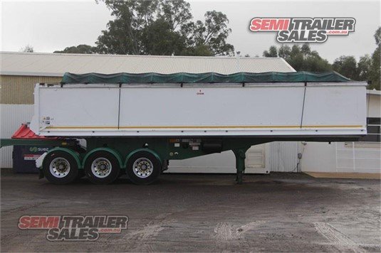 2008 HERCULES STAG TIPPING B DOUBLE SET TIPPER TRAILER