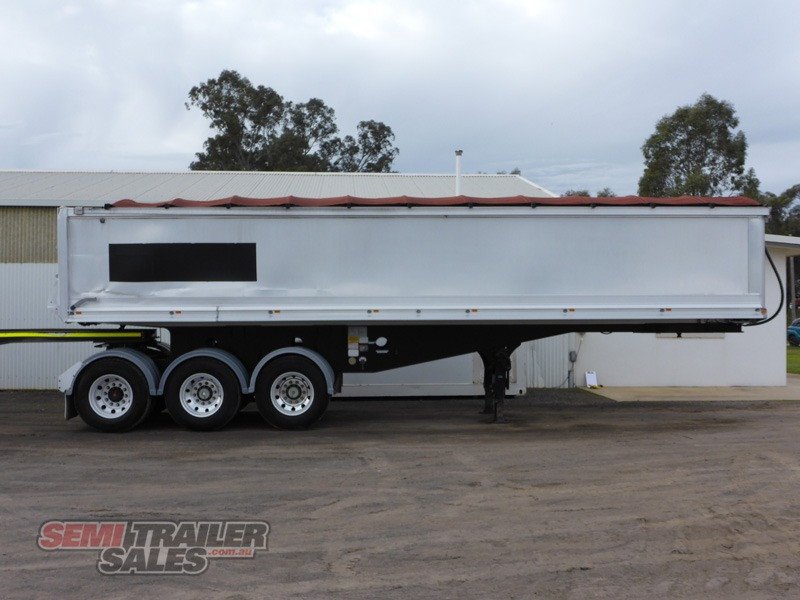 2008 HERCULES STAG B DOUBLE TIPPER TRAILER 