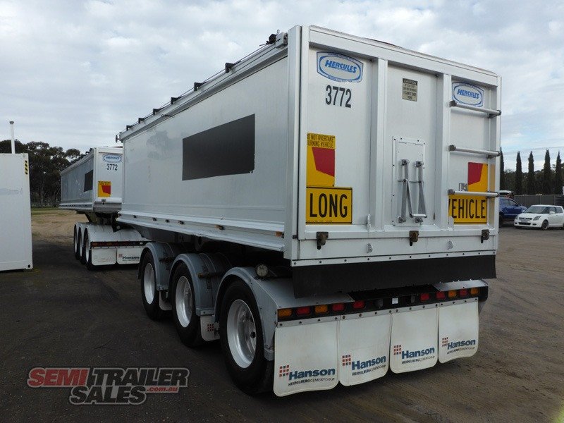 2008 HERCULES STAG B DOUBLE TIPPER TRAILER 