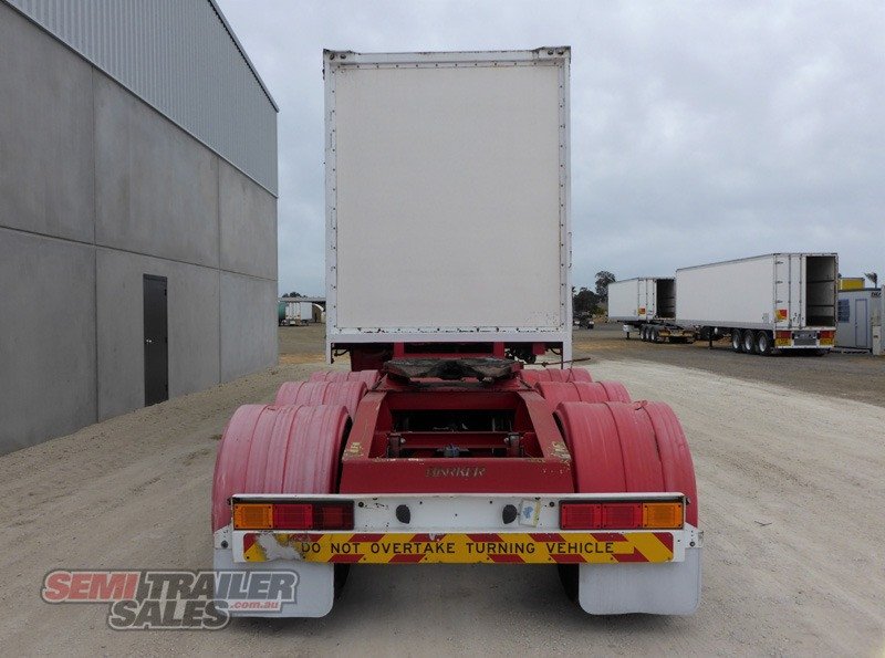 2007 BARKER REFRIGERATED CURTAINSIDER TRAILER