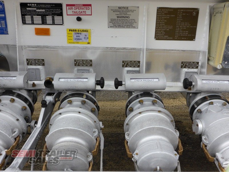 2001 HOLMWOOD SEMI HIGHGATE TANKER TRAILER