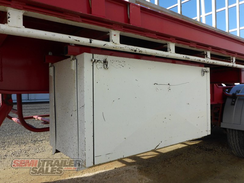 1983 FRUEHAUF 10 PALLET FLAT TOP A TRAILER