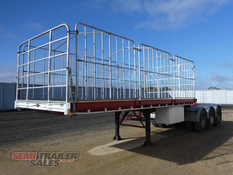 1983 FRUEHAUF 10 PALLET FLAT TOP A TRAILER