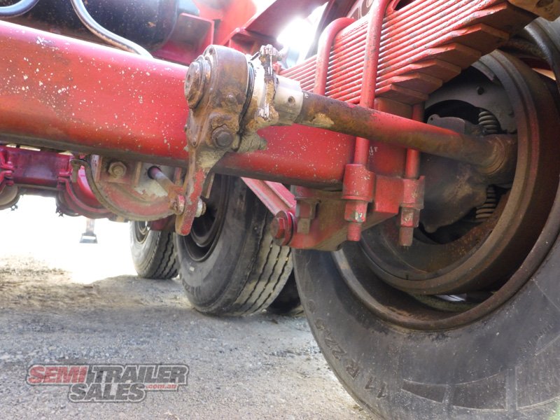 1983 FRUEHAUF 10 PALLET FLAT TOP A TRAILER