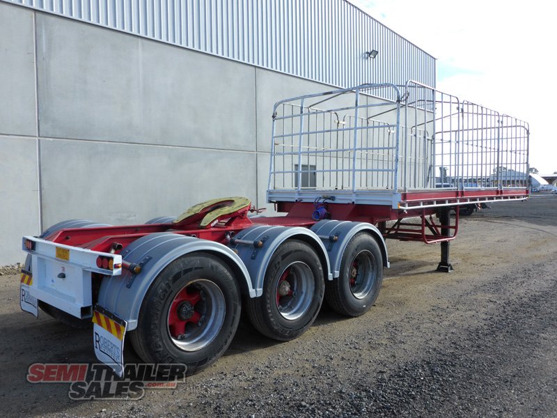 1983 FRUEHAUF 10 PALLET FLAT TOP A TRAILER
