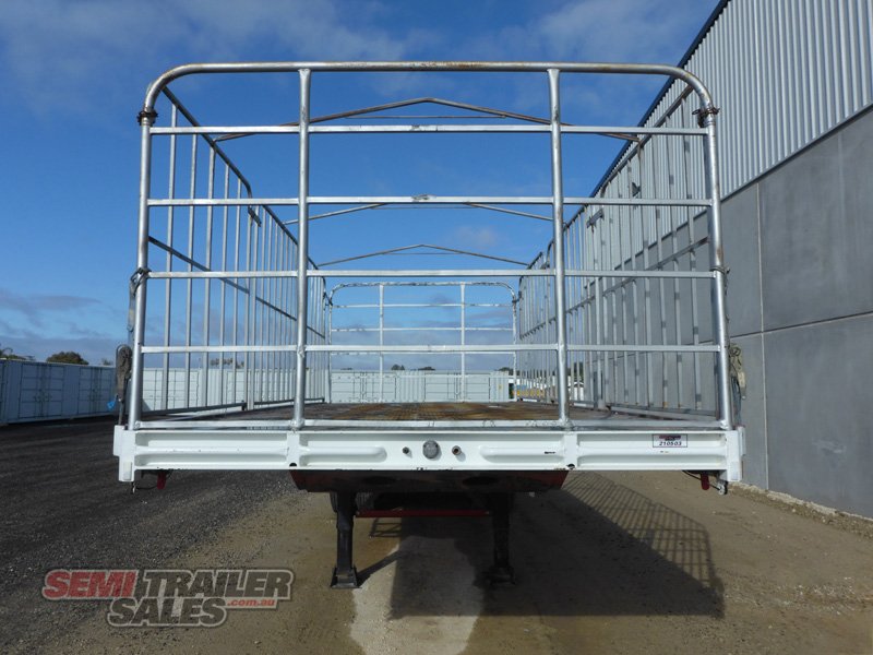 1983 FRUEHAUF 10 PALLET FLAT TOP A TRAILER