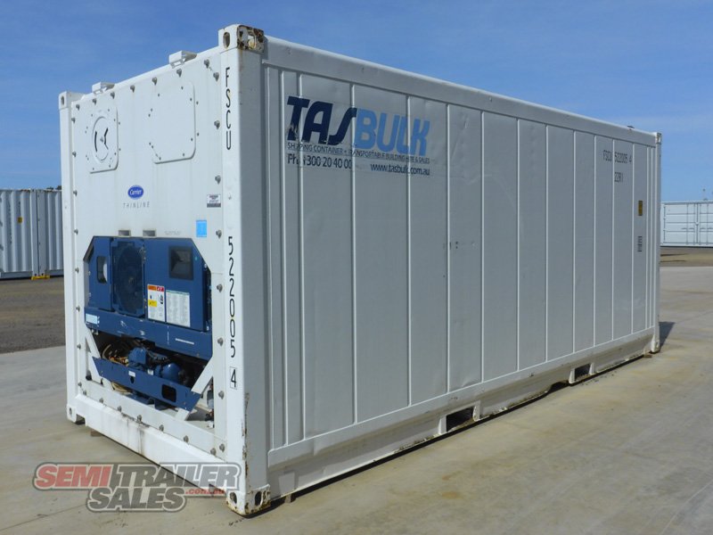 2008 CARRIER REFRIGERATED TRAILER TRAILER 20FT REFRIGERATED CONTAINER