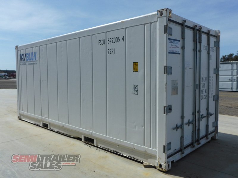 2008 CARRIER REFRIGERATED TRAILER TRAILER 20FT REFRIGERATED CONTAINER