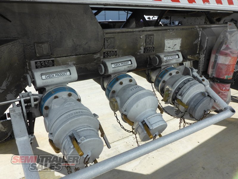 2001 HOLMWOOD HIGHGATE BOGIE TANKER B DOUBLE SET TRAILER