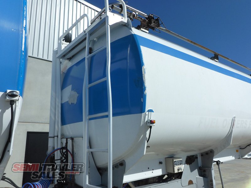 2001 HOLMWOOD HIGHGATE BOGIE TANKER B DOUBLE SET TRAILER