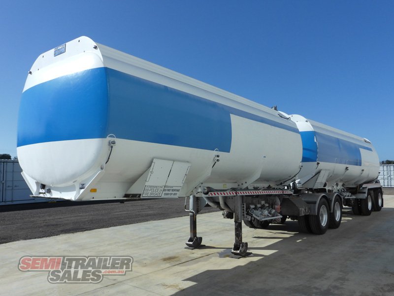 2001 HOLMWOOD HIGHGATE BOGIE TANKER B DOUBLE SET TRAILER