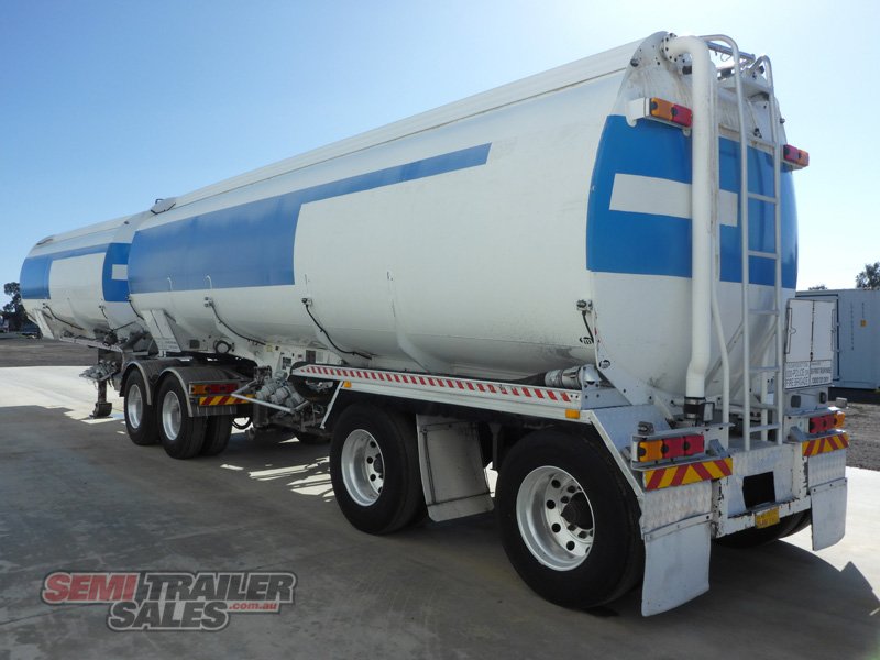 2001 HOLMWOOD HIGHGATE BOGIE TANKER B DOUBLE SET TRAILER
