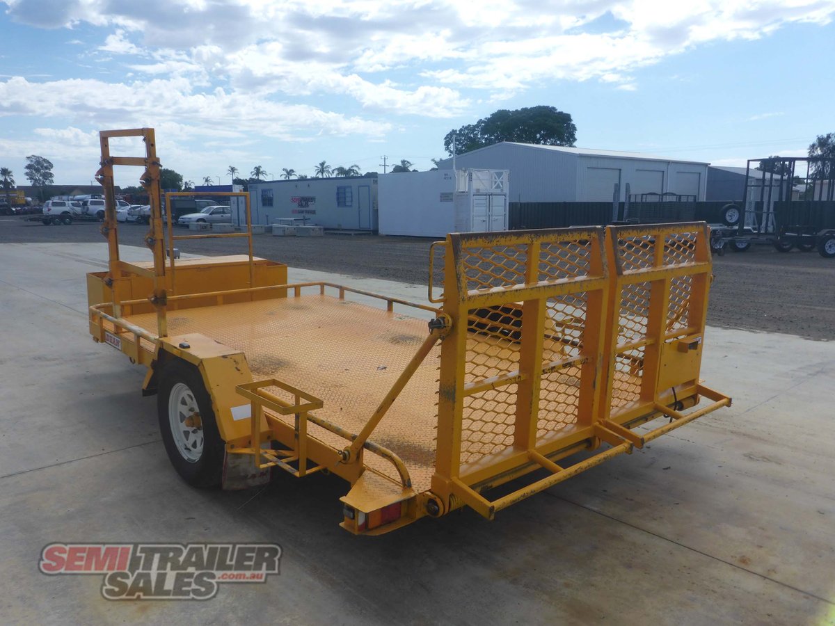 2015 DEAN TRAILERS PLANT TRAILER TRAILER SINGLE AXLE TILTING PLANT TRAILER