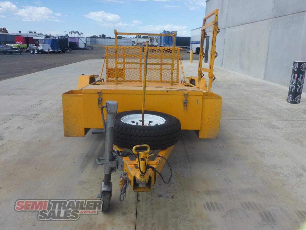 2015 DEAN TRAILERS PLANT TRAILER TRAILER SINGLE AXLE TILTING PLANT TRAILER