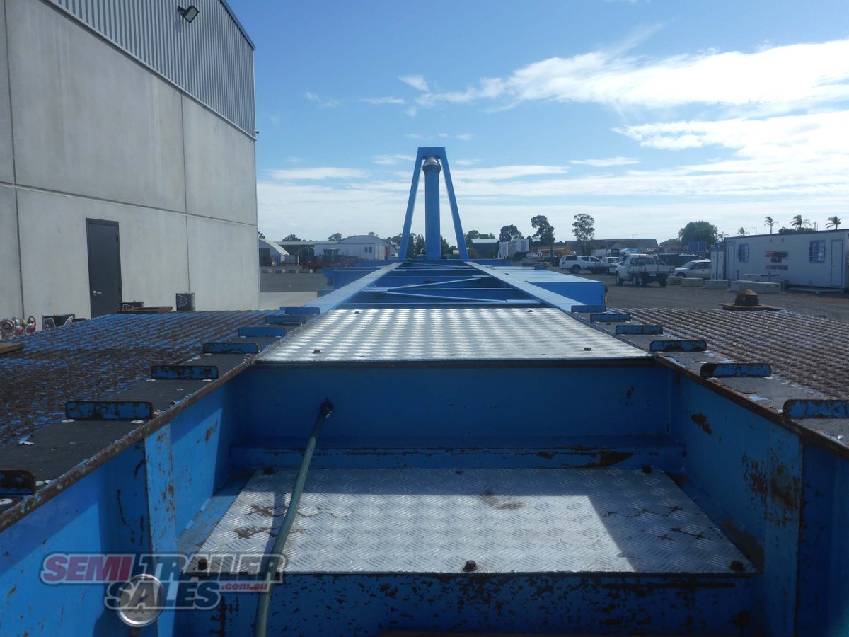 1995 BARKER SKELETAL TRAILER TRAILER TIPPING SKEL