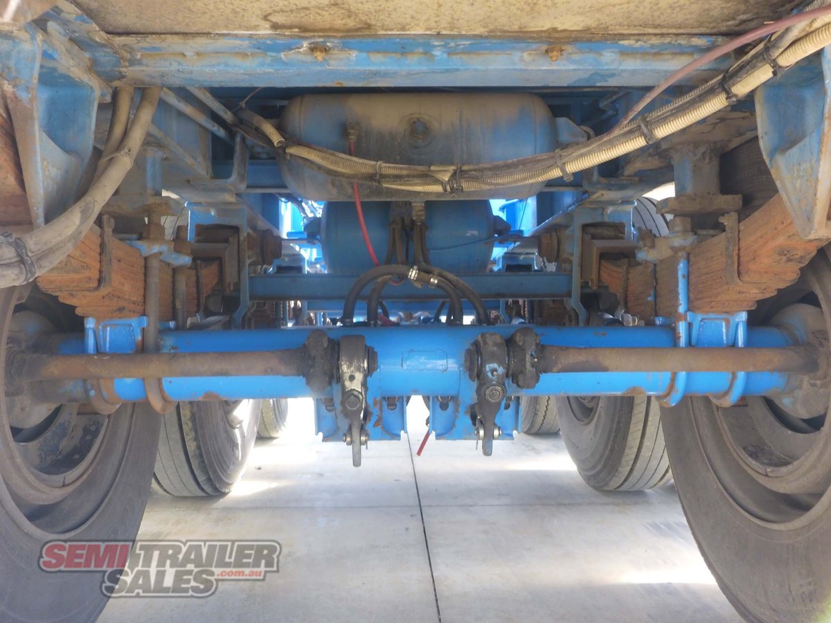 1995 BARKER SKELETAL TRAILER TRAILER TIPPING SKEL