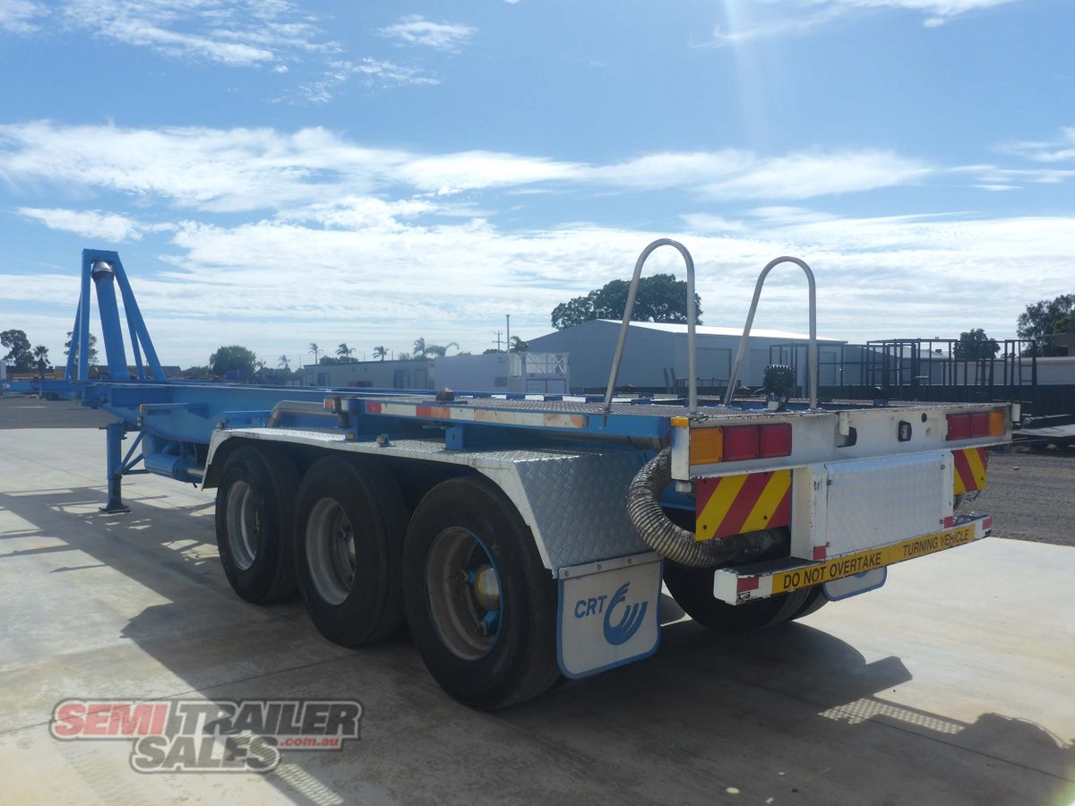 1995 BARKER SKELETAL TRAILER TRAILER TIPPING SKEL