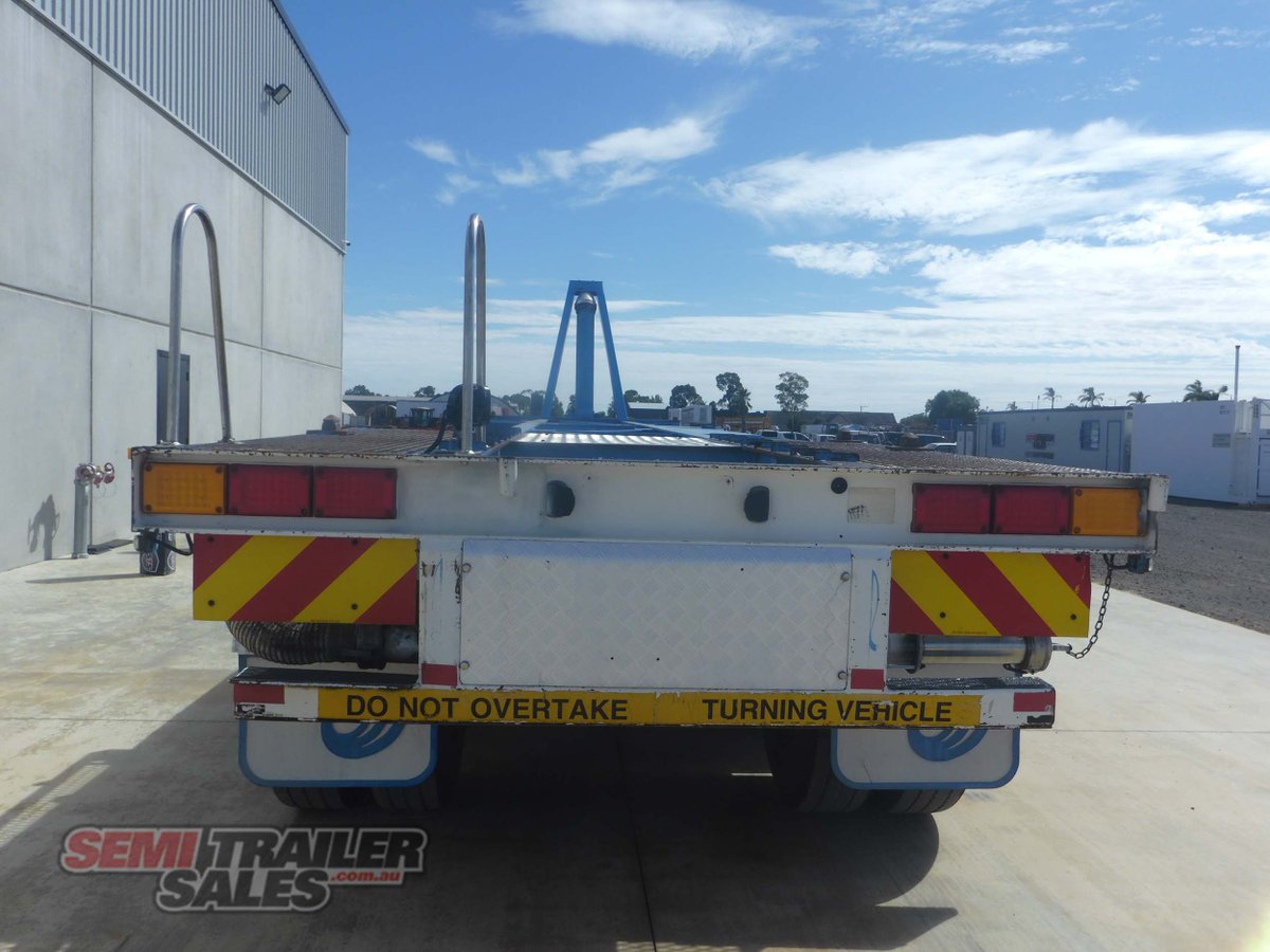 1995 BARKER SKELETAL TRAILER TRAILER TIPPING SKEL