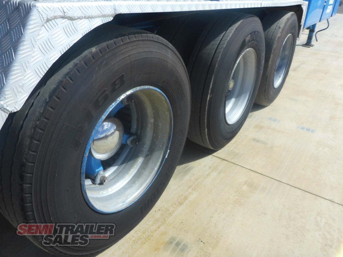 1995 BARKER SKELETAL TRAILER TRAILER TIPPING SKEL
