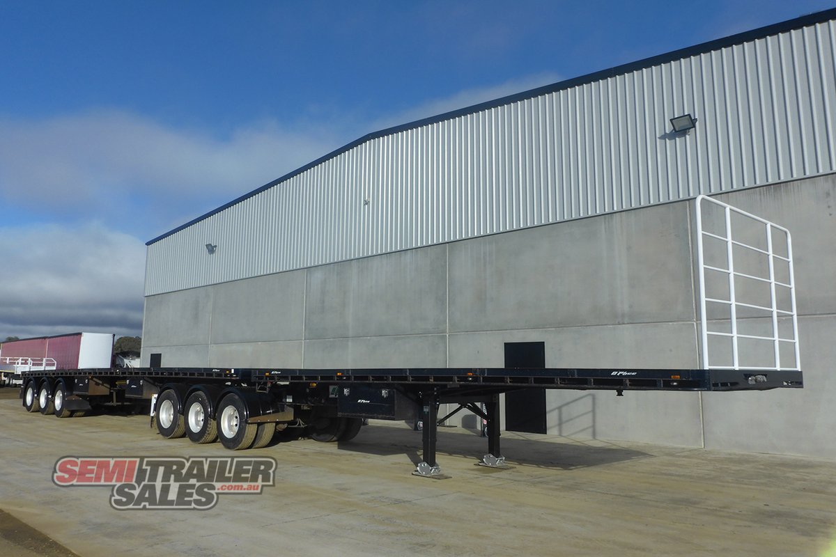 2010 OPHEE FLAT DECK TRAILER 34 PALLET FLAT TOP B DOUBLE SET