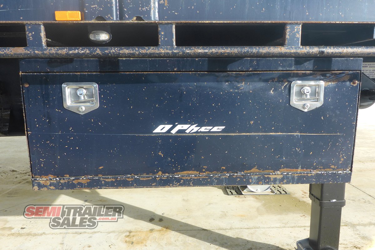 2010 OPHEE FLAT DECK TRAILER 34 PALLET FLAT TOP B DOUBLE SET