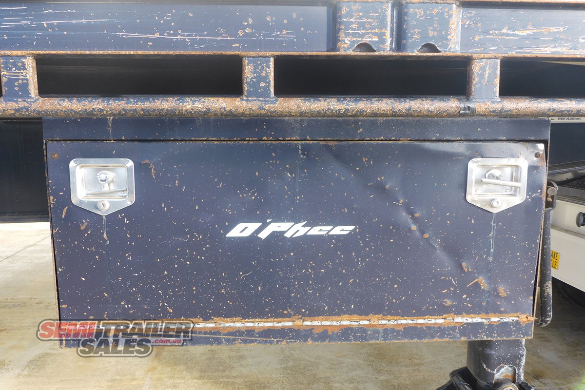 2010 OPHEE FLAT DECK TRAILER 34 PALLET FLAT TOP B DOUBLE SET