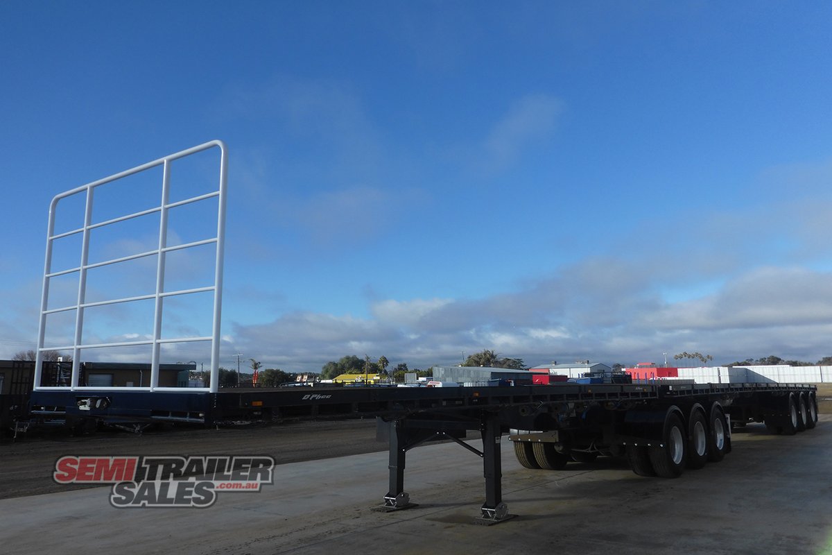 2010 OPHEE FLAT DECK TRAILER 34 PALLET FLAT TOP B DOUBLE SET