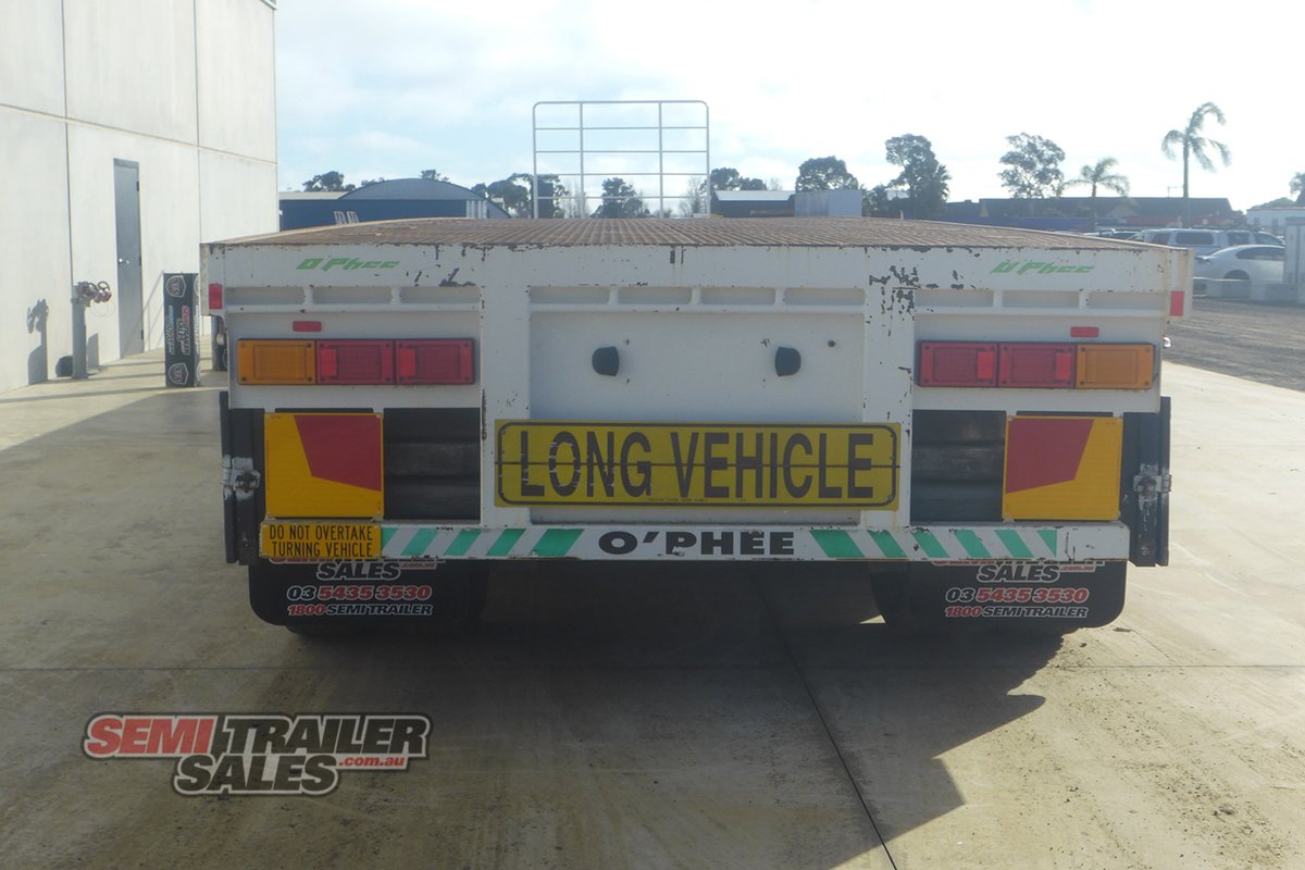 2010 OPHEE FLAT DECK TRAILER 34 PALLET FLAT TOP B DOUBLE SET