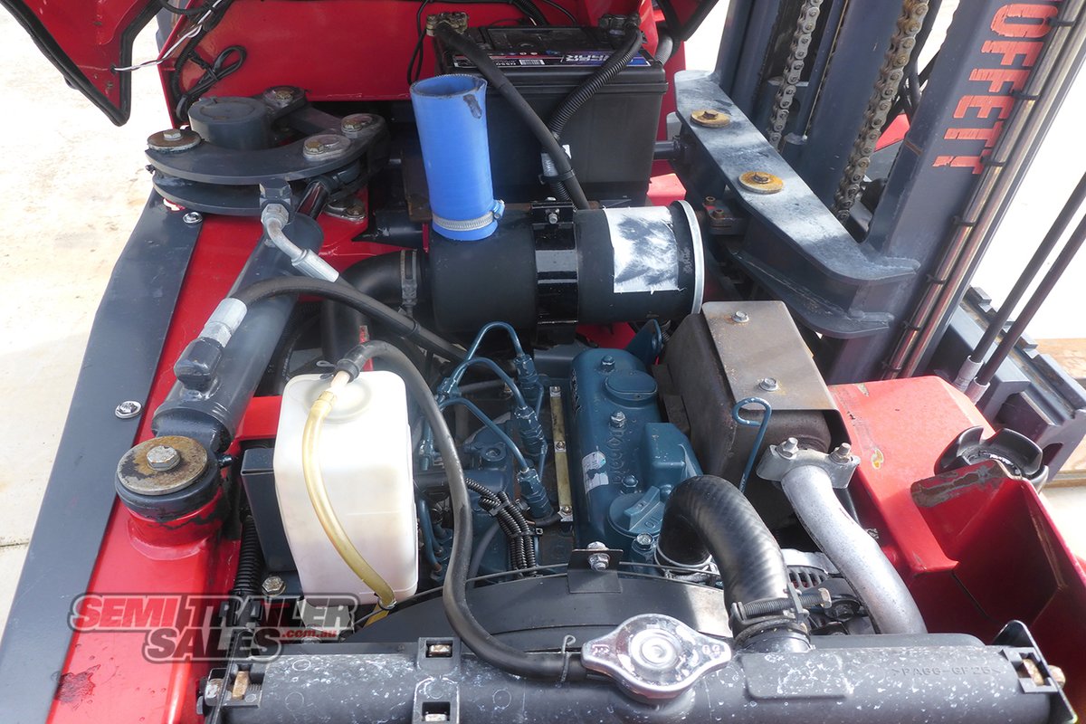 2007 MOFFETT TRUCK MOUNTED FORKLIFT