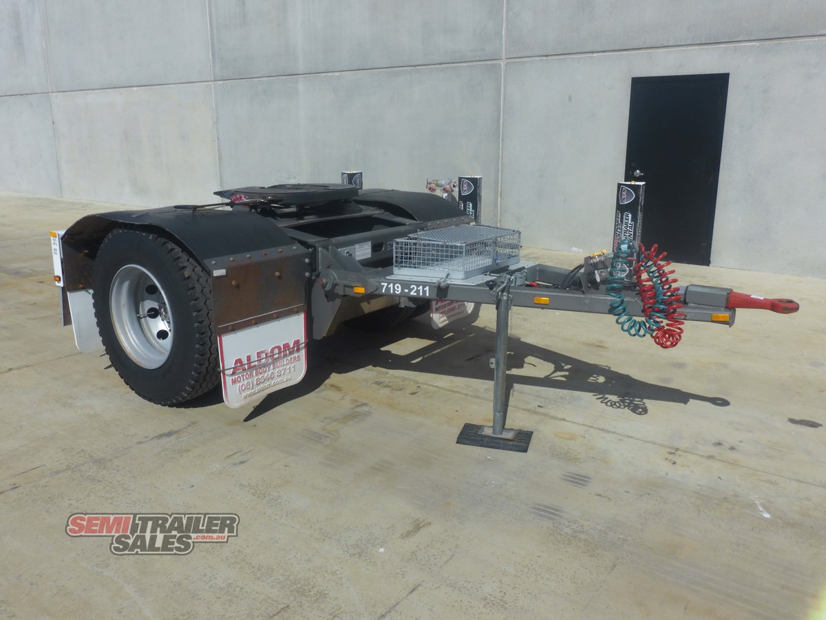 2018 ALDOM SINGLE AXLE DOLLY TRAILER