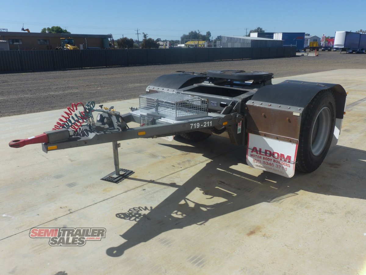 2018 ALDOM SINGLE AXLE DOLLY TRAILER