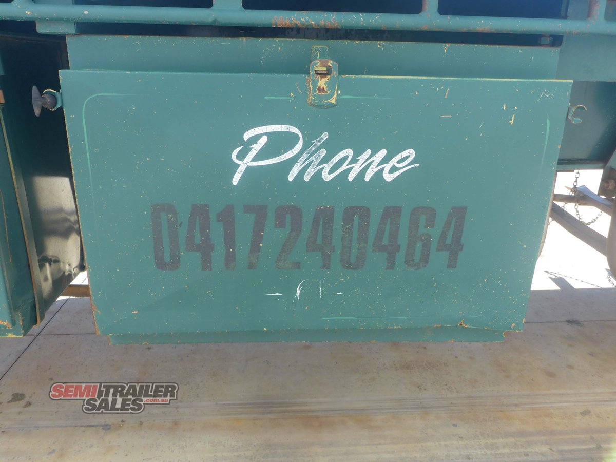 1989 HAULMARK FLAT DECK TRAILER 41FT FLAT TOP
