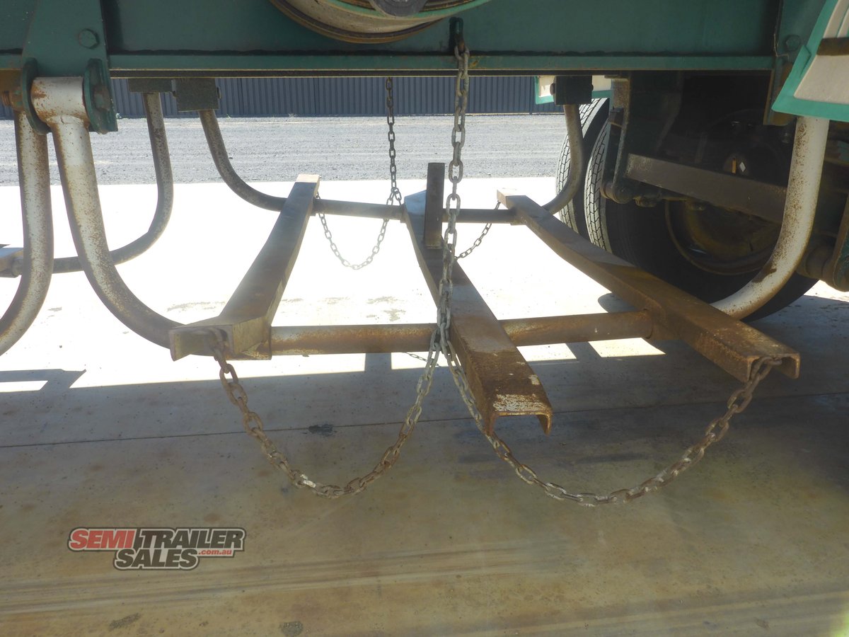1989 HAULMARK FLAT DECK TRAILER 41FT FLAT TOP